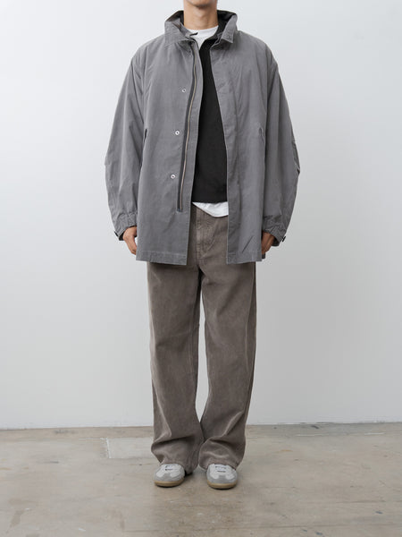 Namu Shop - Aton Pigment Air Weather Short Mods Coat - Sumi