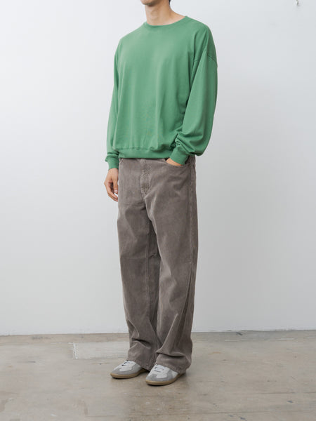 Namu Shop - Auralee Super High Gauge Sweat P/O - Green