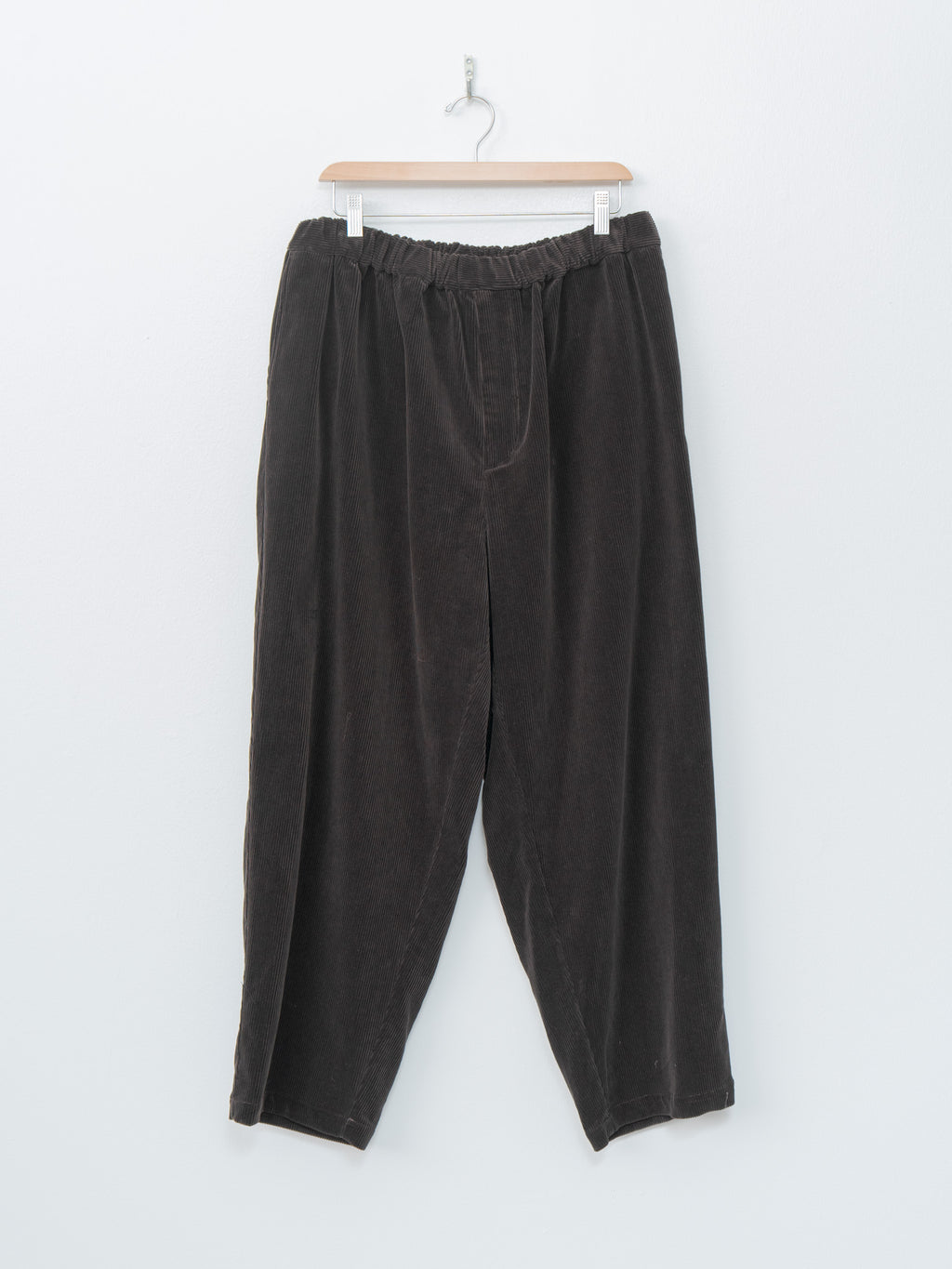 Corduroy Wide Easy Pants - Brown