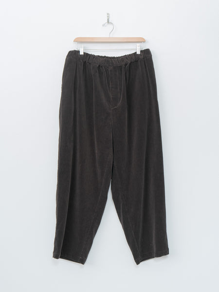 Namu Shop - Yoko Sakamoto Corduroy Wide Easy Pants - Brown
