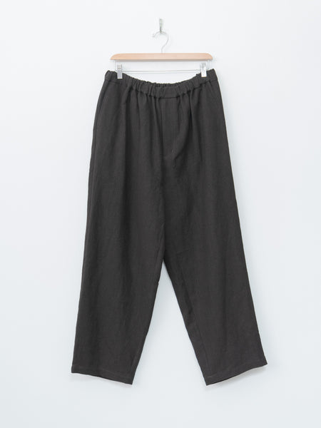 Namu Shop - Yoko Sakamoto Max High Count Hemp Wide Easy Pants - Brown