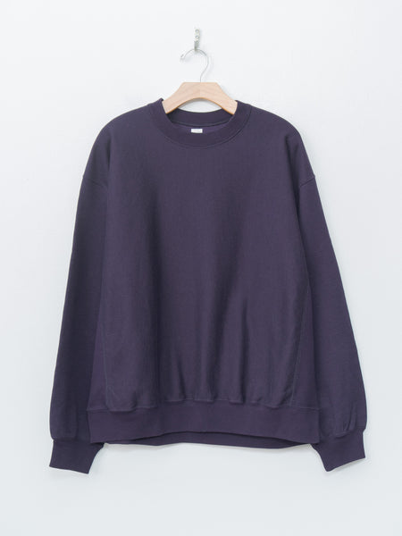 Namu Shop - Blurhms Crewneck Sweat P/O Wide - Dark Purple