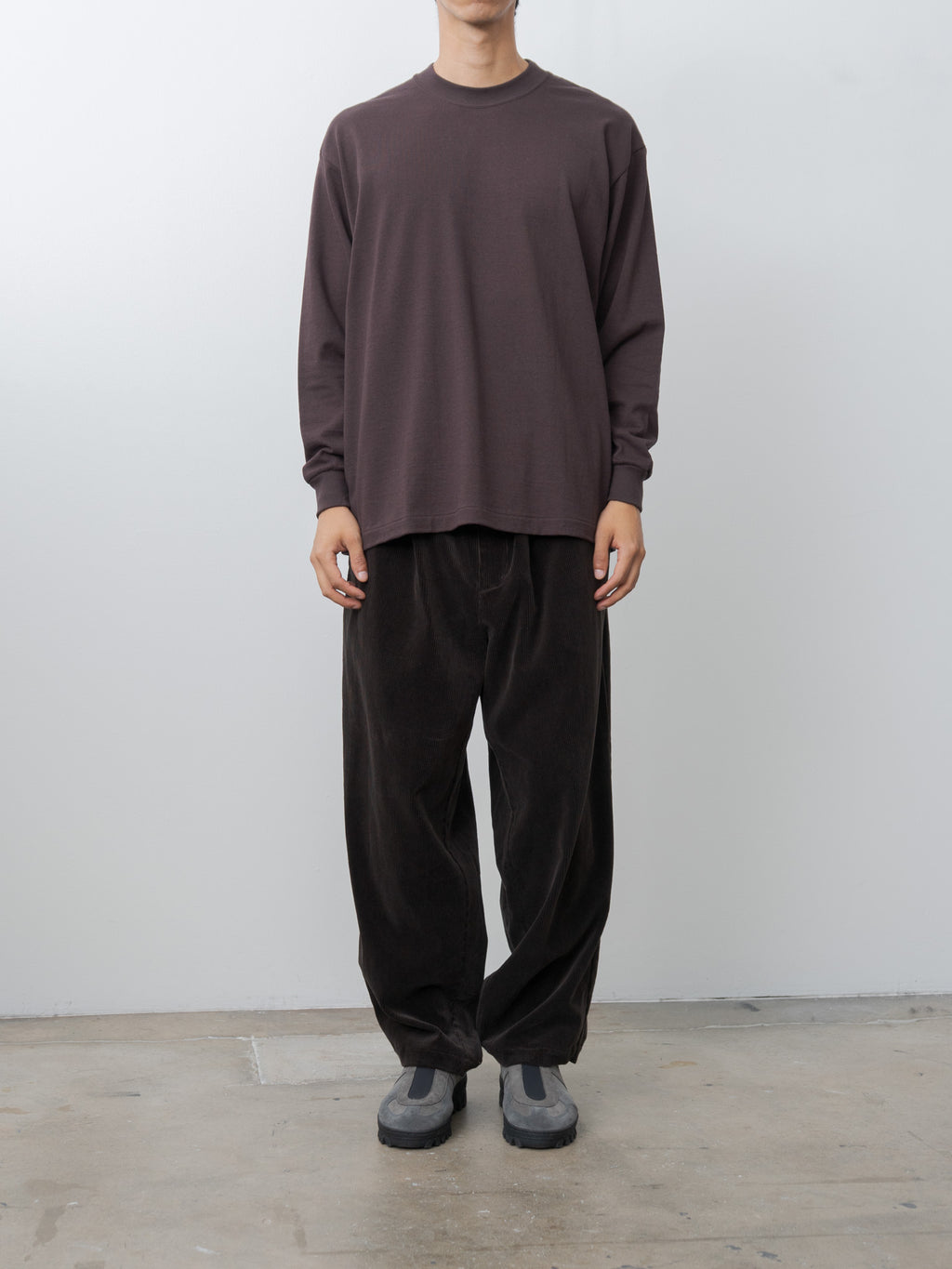 Tube L/S T-Shirt - Brown