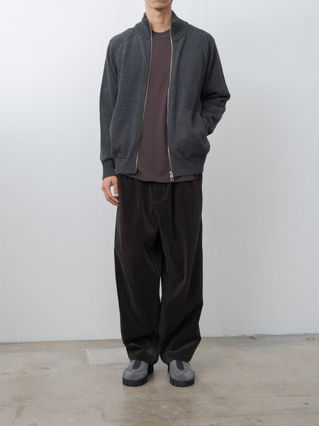 Corduroy Wide Easy Pants - Brown