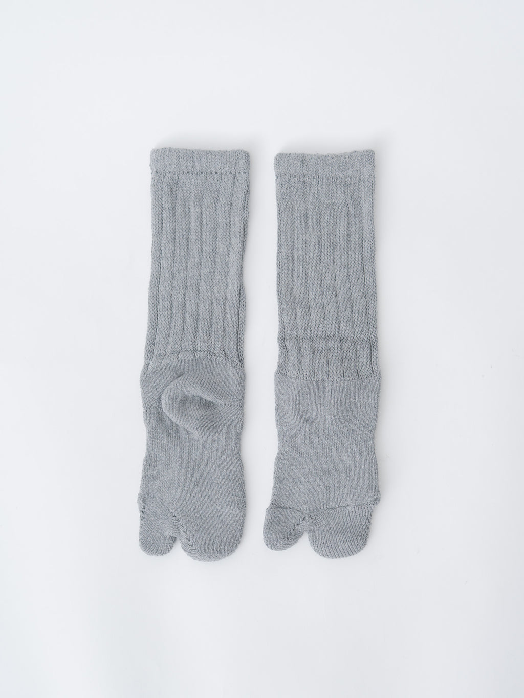 Tabi Pile Socks Cotton - Black, Heather Gray