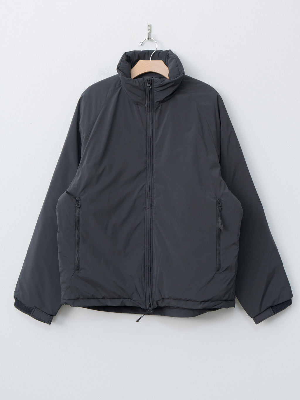 Poly Nylon Puffer Jacket - Black