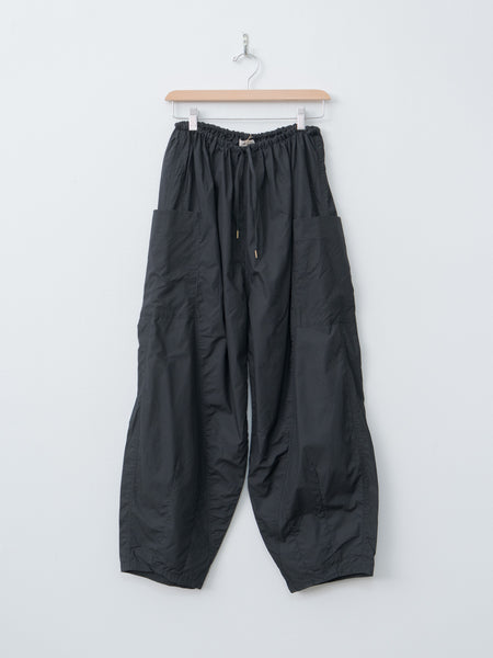 Namu Shop - Ichi Antiquites Typewriter Cotton Pants - Black
