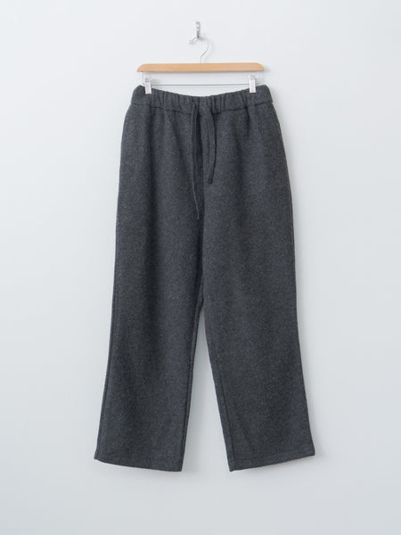 Wool Fleece Lounge Pants - Charcoal