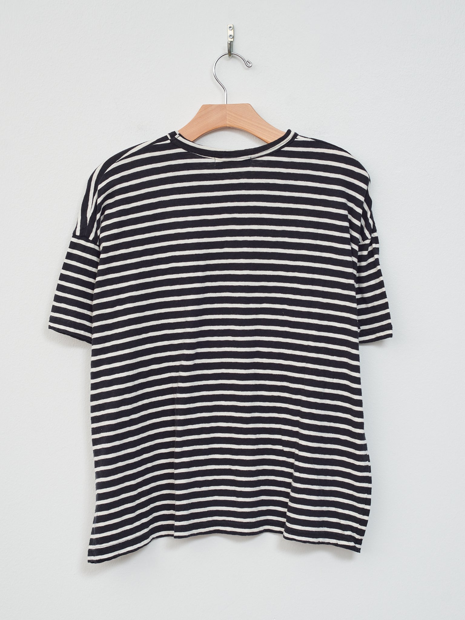Namu Shop - Ichi Stripe T-Shirt  - Black/Natural