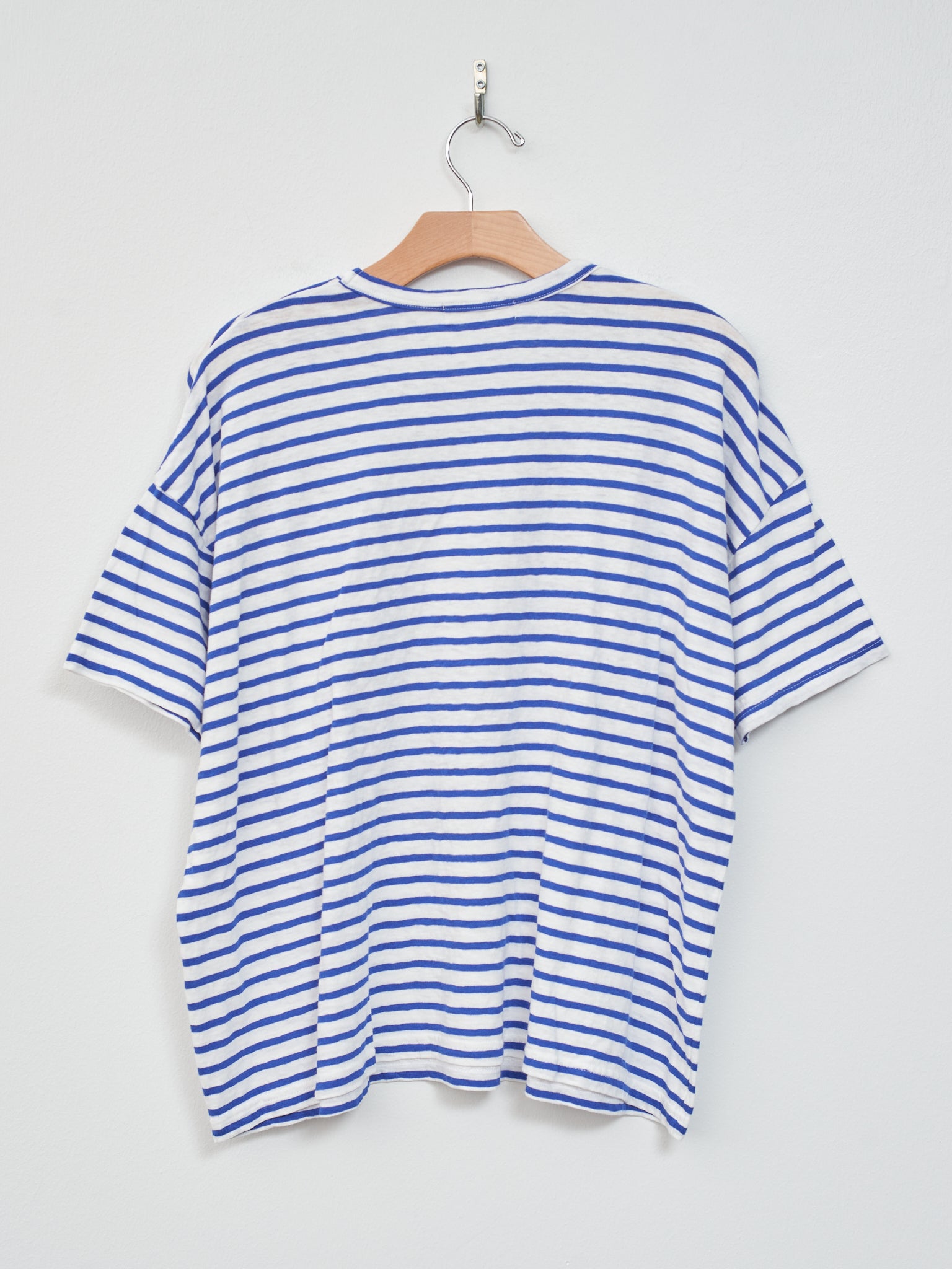 Namu Shop - Ichi Stripe T-Shirt - White/Royal