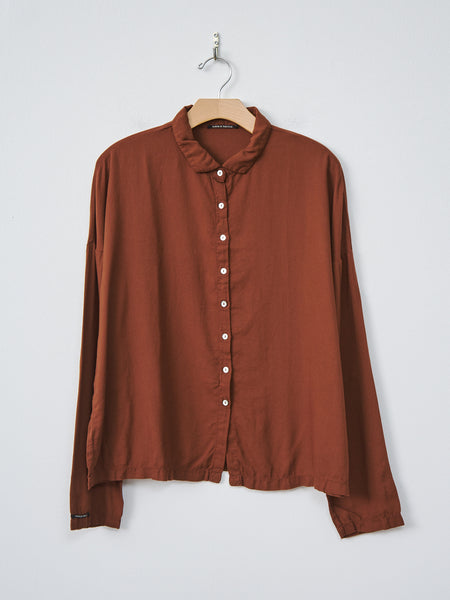 Namu Shop - Album di Famiglia Short Collar Shirt TVC - Rust