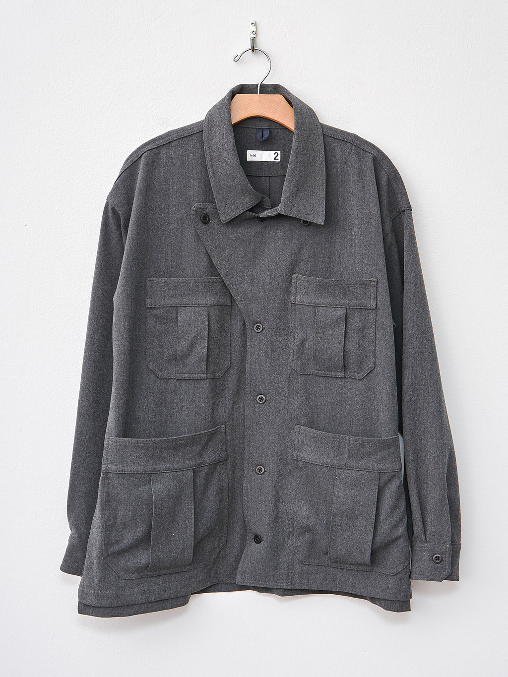 Namu Shop - ts(s) Thermolite Stretch Military Shirt Jacket - Charcoal