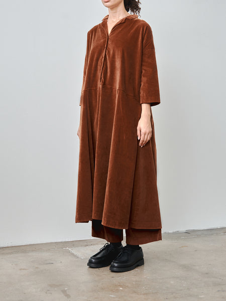 Namu Shop - Album di Famiglia Velvet Tailored Collar Dress