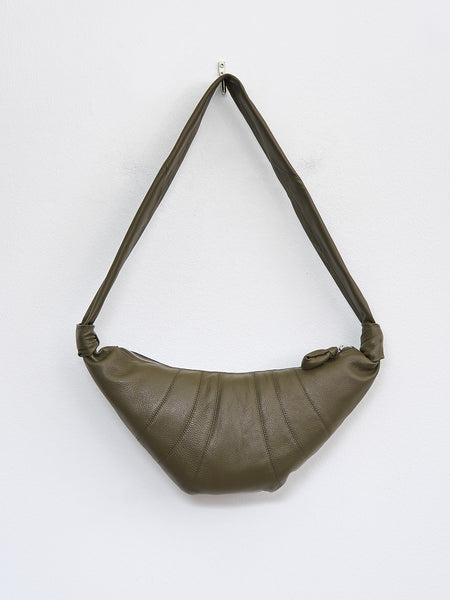 Namu Shop - Lemaire Medium Croissant Bag - Dark Moss