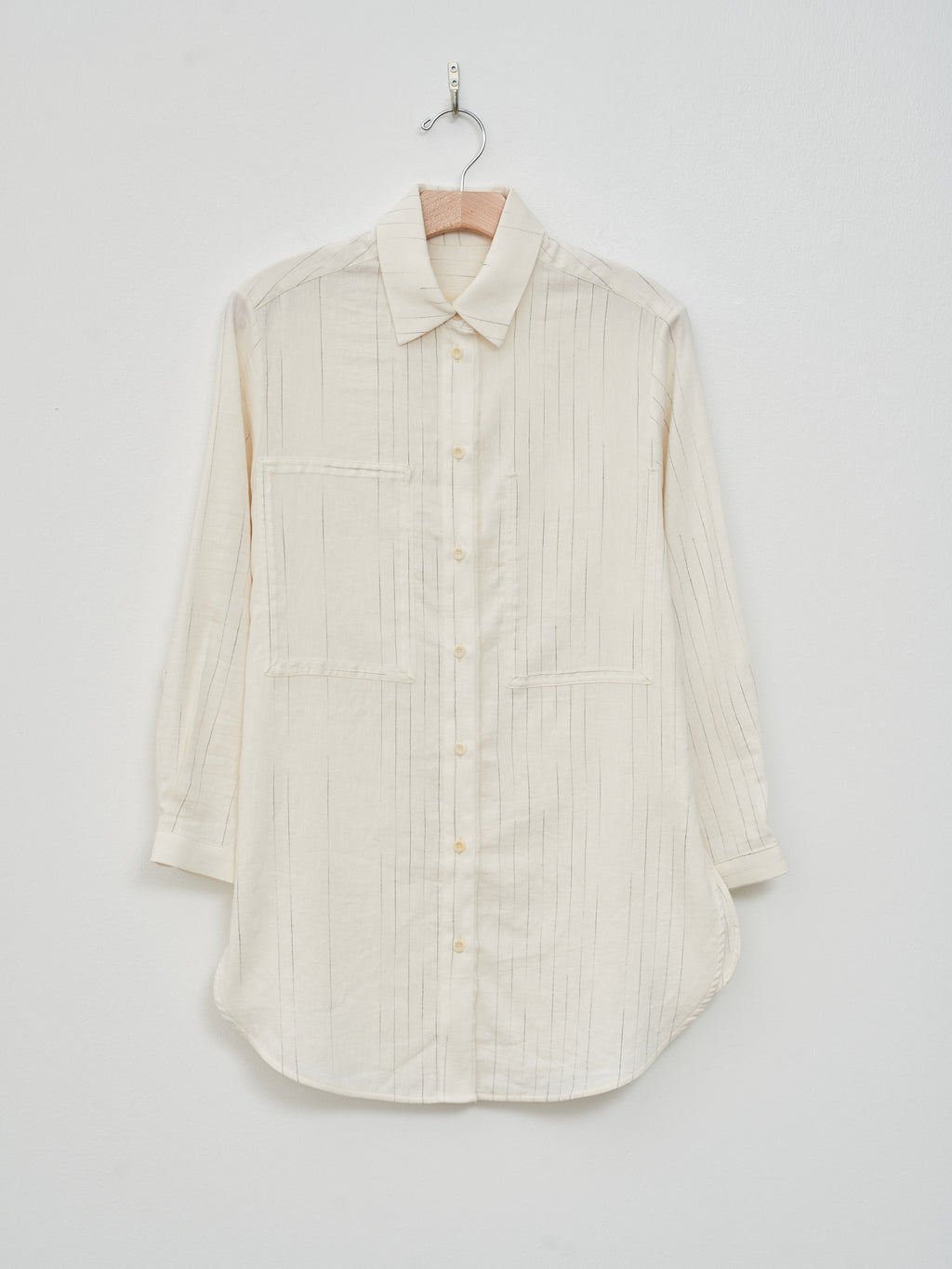 Namu Shop - Toogood The Tailor Shirt - Fading Stripe Raw/Lead