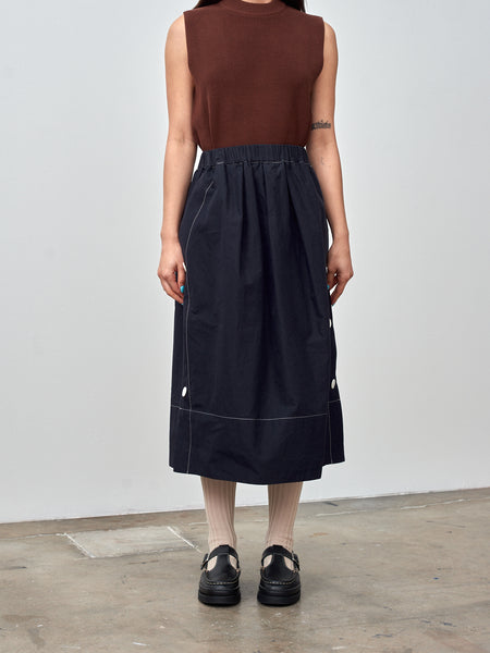 2024 ナゴンスタンス Hisoft Ripstop worm skirt Flowy Drawstring Midi Skirt | Haven Well Within