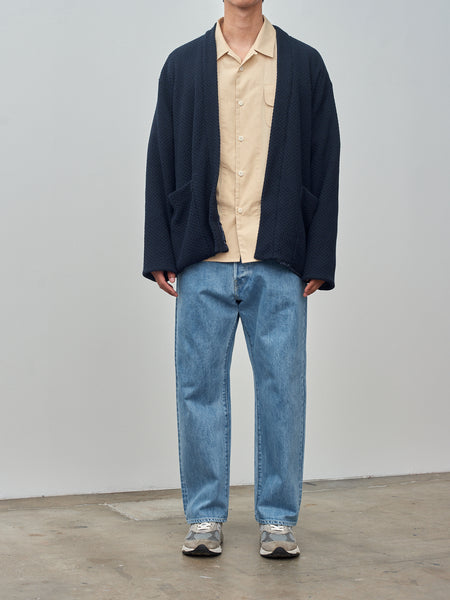 Namu Shop - ts(s) Lined Easy Cardigan - Navy