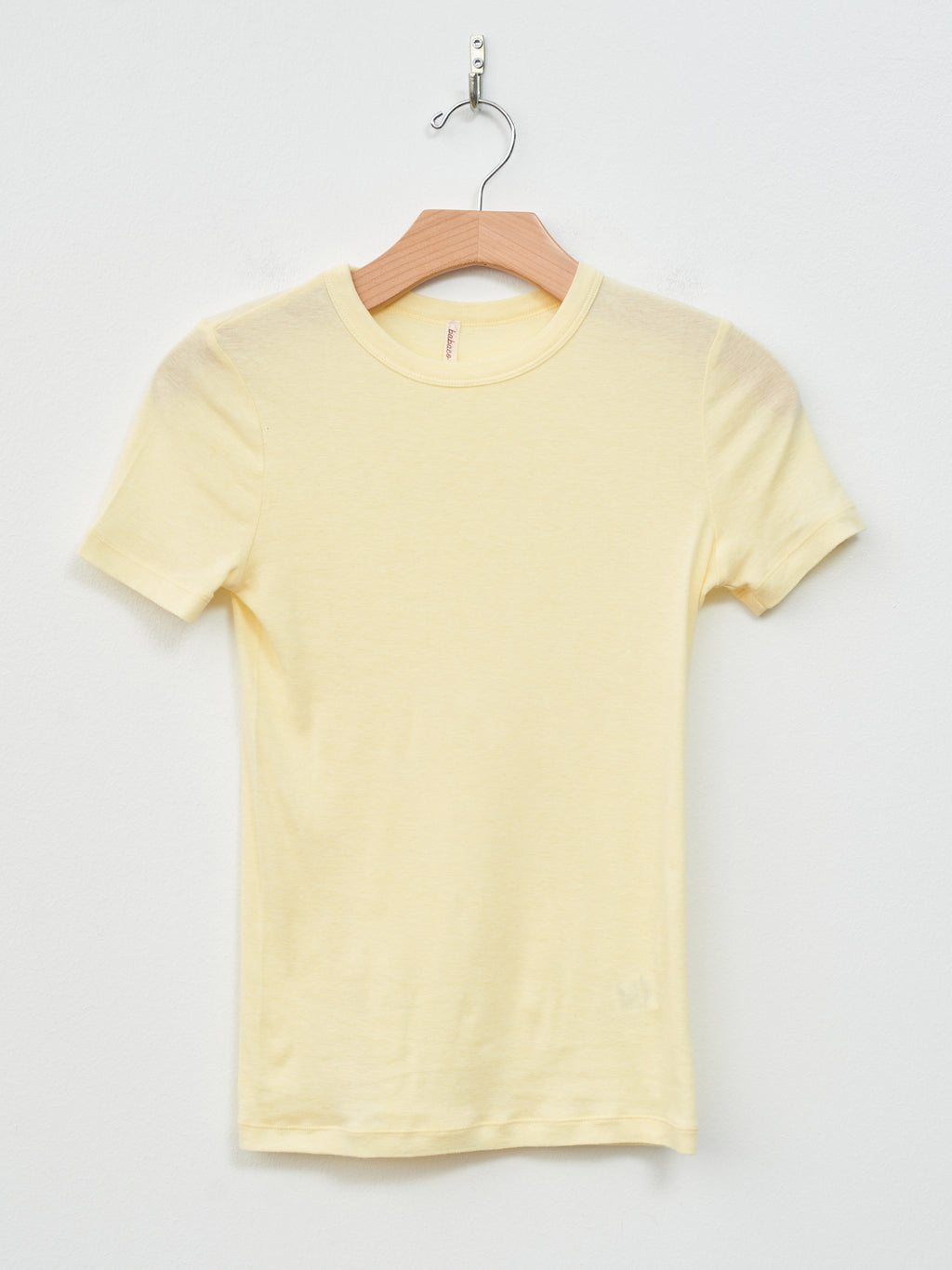 Namu Shop - Babaco Cotton/Silk Basic T-Shirt - Cream