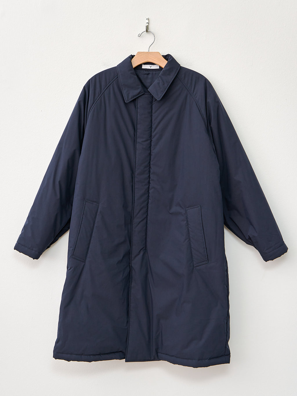 Namu Shop - Y Organic Cotton/Polyester Padded Coat - Navy