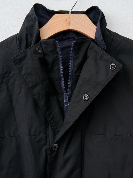Namu Shop - Kaptain Sunshine Cotton Field Jacket - Black Namu Shop - Kaptain Sunshine Cotton Field Jacket - Black