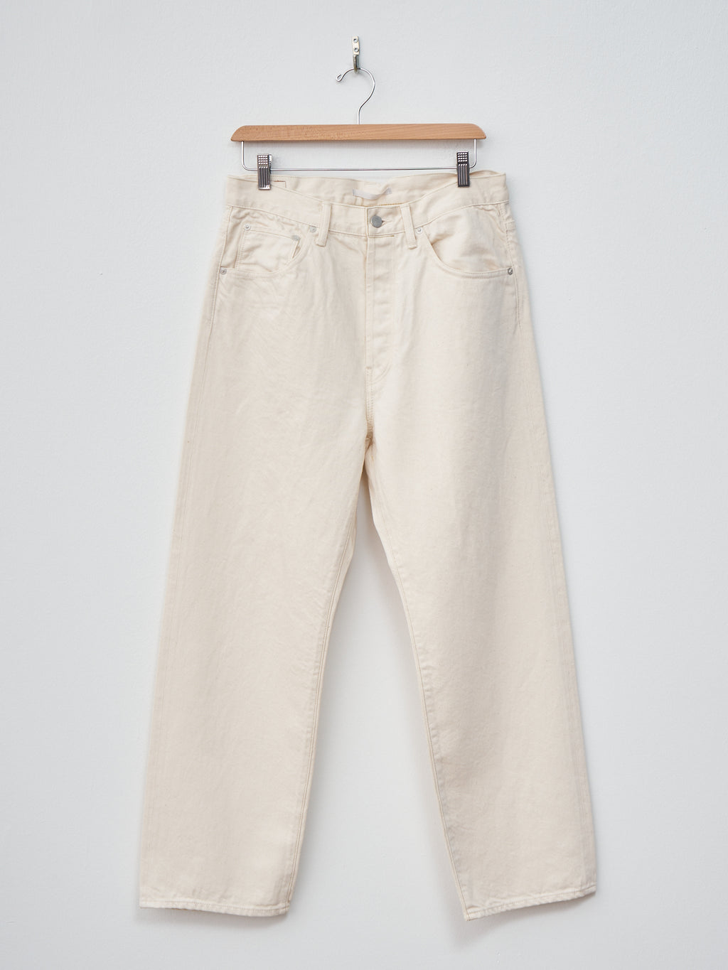 Namu Shop - Hatski Straight Washi Denim - Ecru