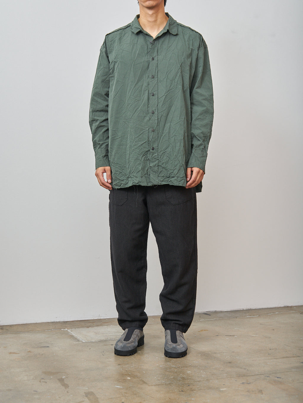 Namu Shop - Casey Casey Hamnet Shirt - Dark Khaki
