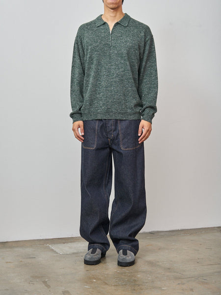 030922●  ATON BABY ALPACA CREWNECK SWEAT ATON BABY ALPACA LINEN CREWNECK SWEATER – NCNR WEB STORE