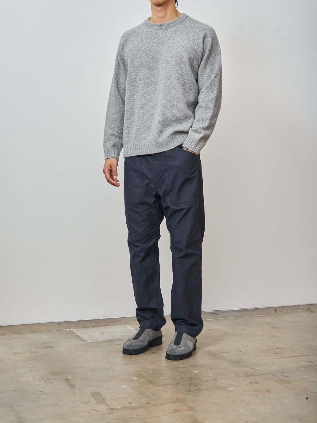 Namu Shop - Fujito Fatigue Easy Pants - Navy