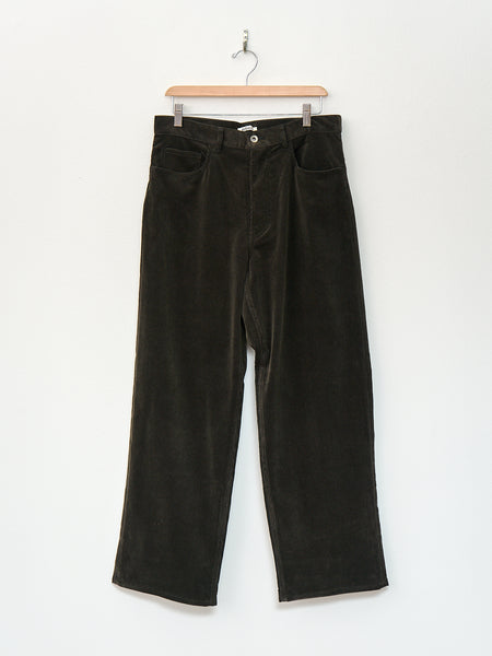 Namu Shop - Auralee Finx Corduroy Pants - Dark Brown