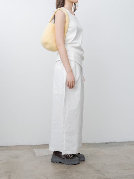 Sofie D'Hoore Parana Trousers - Off White, Cotton Poplin | Namu Shop