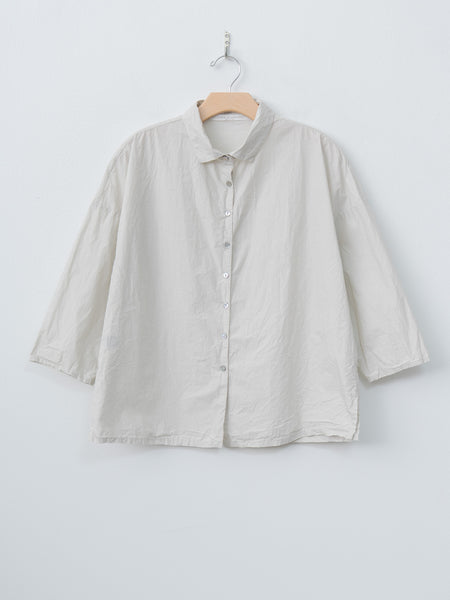 Album di Famiglia Short Collar Shirt TC - Pebble | Namu Shop