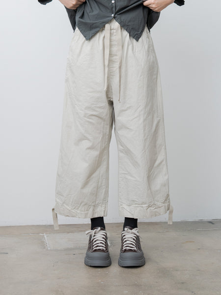 Album di Famiglia Short Trousers - Pebble, Drawstring Hem | Namu Shop