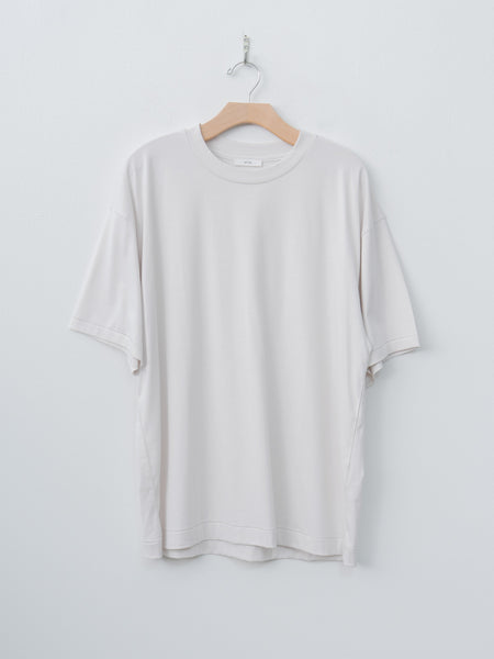 Aton Suvin 60/2 Oversized T-Shirt - Warm White | Namu Shop