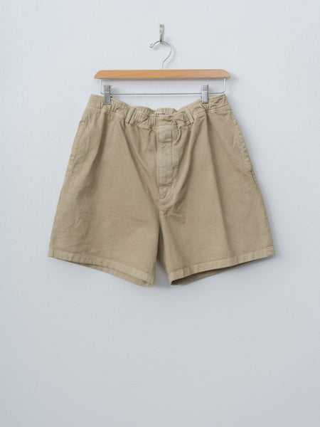Auralee Finx Chino Shorts - Beige, Finx Cotton Chino | Namu Shop