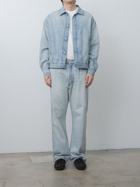 や*様 auralee SELVEDGE LIGHT DENIM BLOUSON DSC4011_242e855d-87cd-48a7-