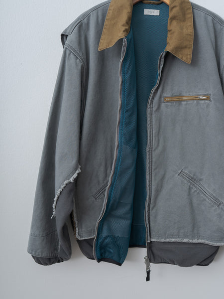 Yoke Connected Work Jacket - Gray | Namu Shop