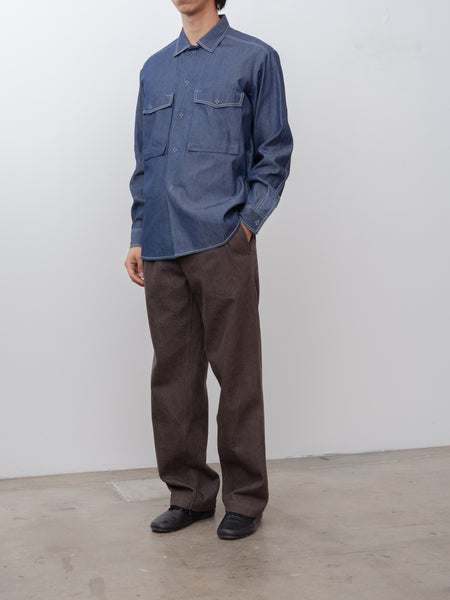 最終セール✨新品・タグ付き✨ssstein(シュタイン) DENIM SHIRT stein / シュタイン】】OVERSIZED SS SHIRT - BLUE | 公式通販サイト