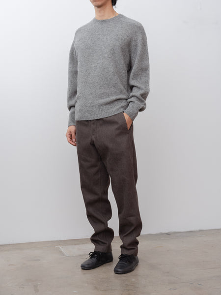 Penultimate 20AW wool knit パッチワークデザイン ファッション