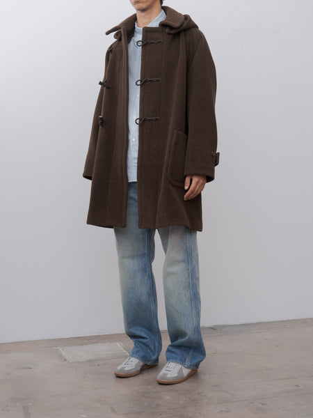 Namu Shop - Kaptain Sunshine Mill Coat - Black Olive