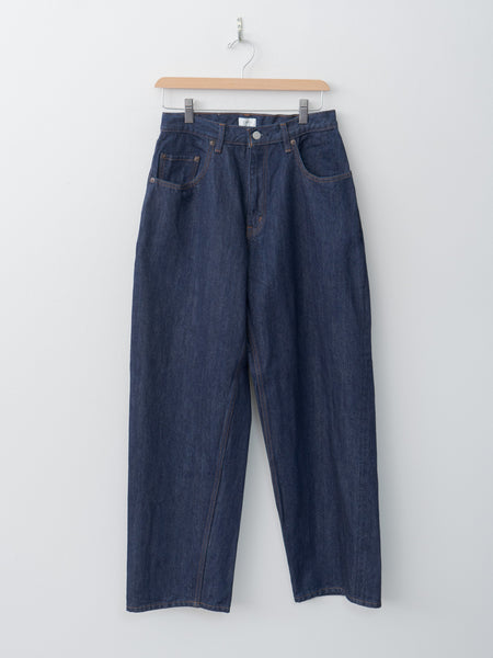 Namu Shop - Ciota Baggy 5 Pocket Pants - Navy/One Wash