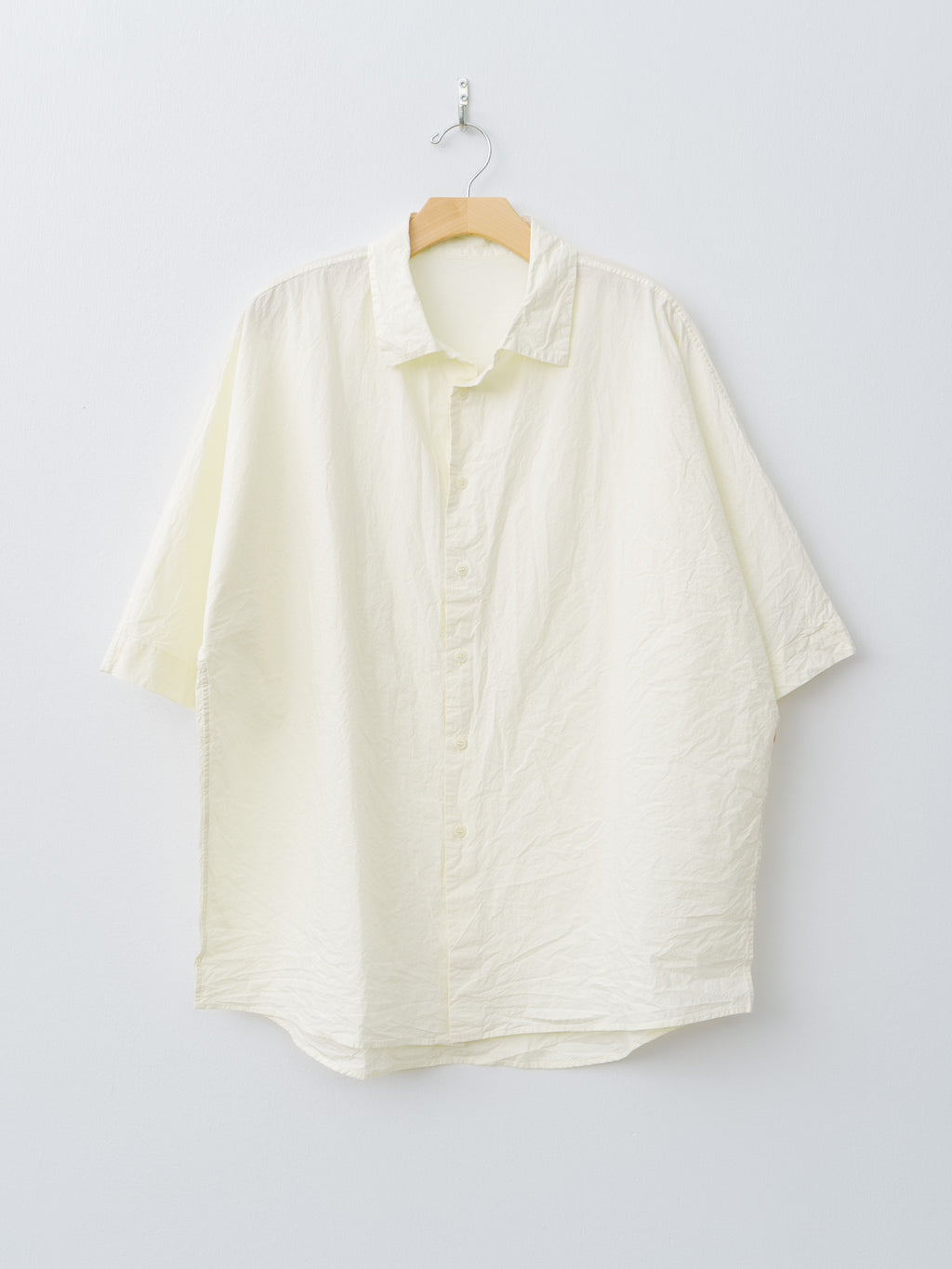 Namu Shop - Casey Casey Waga Short Sleeve Shirt L COT - Natural
