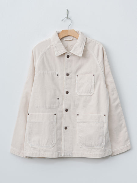 Casey Casey Camille Denim Jacket DENIM - Ivory | Namu Shop