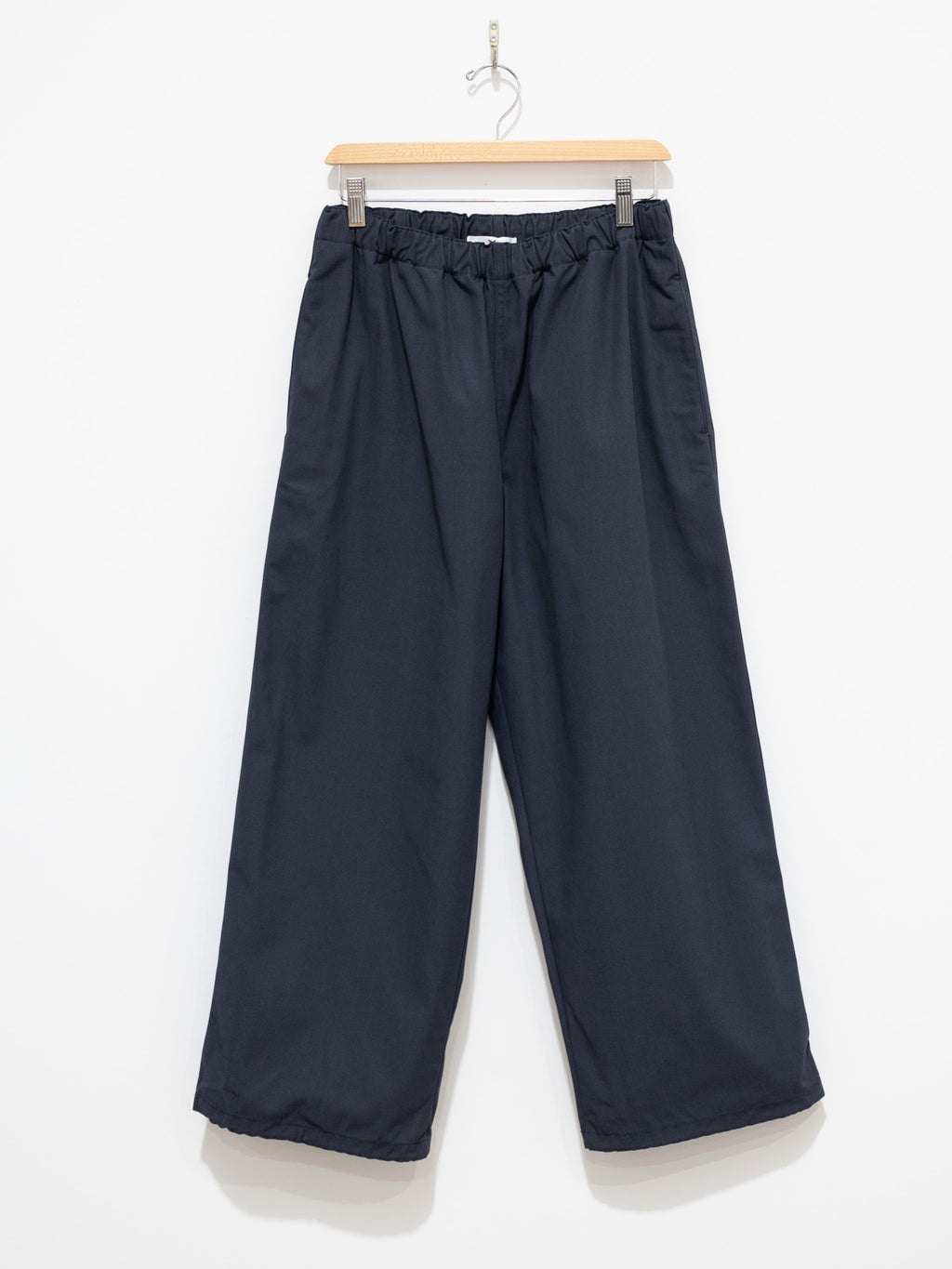 Namu Shop - Y Organic Cotton Recycle Poly Twill Easy Trousers - Navy
