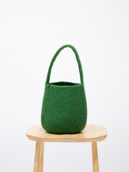 Small Bucket Bag - Grass Green