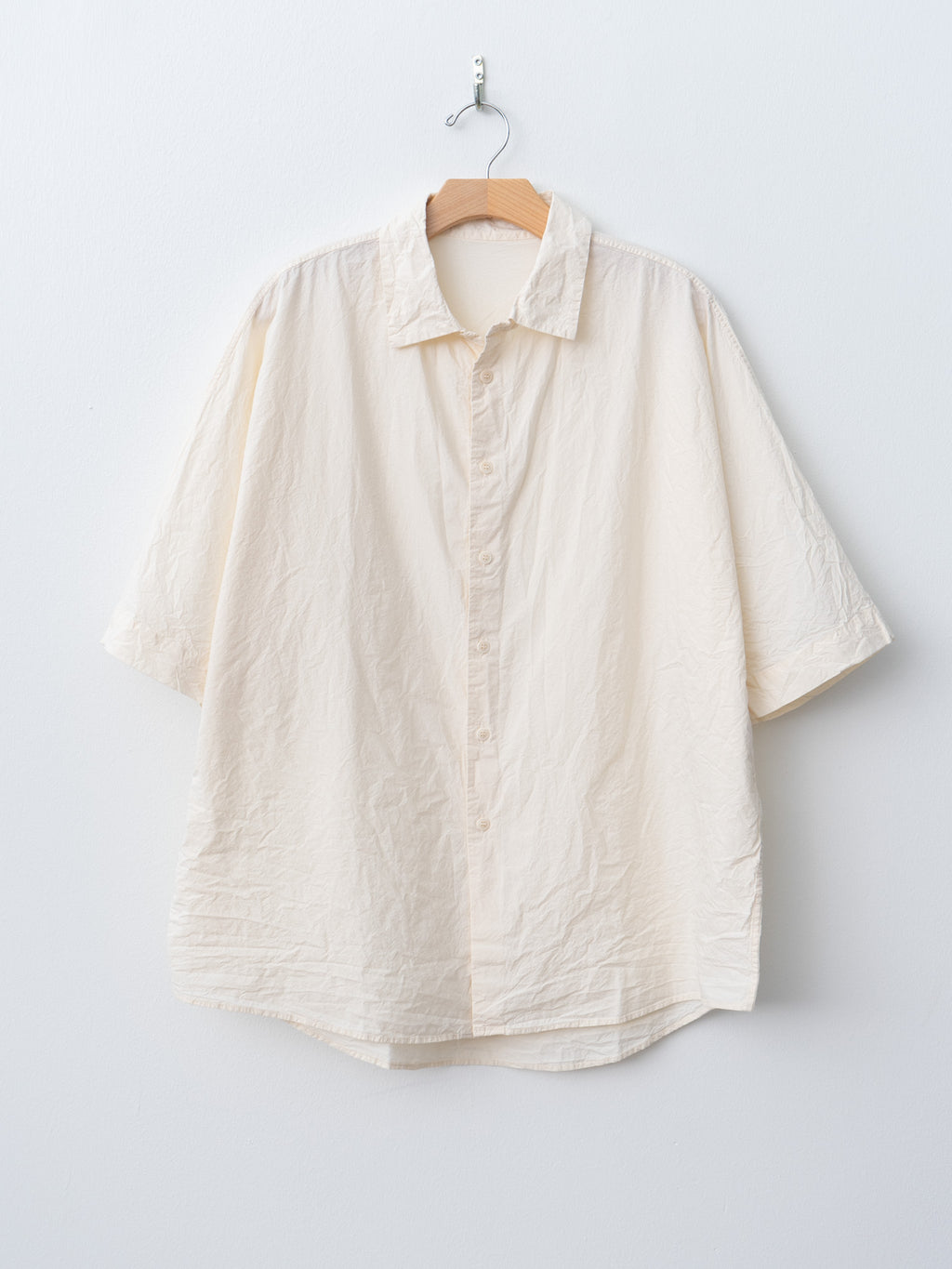 Namu Shop - Casey Casey Waga Short Sleeve Shirt L COT - Natural
