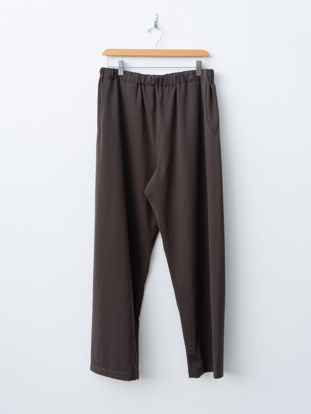 Namu Shop - Yoko Sakamoto Side Seamless Easy Pants - Brown