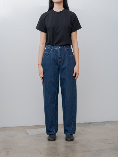 Namu Shop - Ciota Baggy 5 Pocket Pants - Medium Black