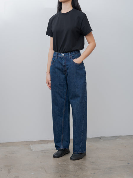 Namu Shop - Ciota Baggy 5 Pocket Pants - Medium Black