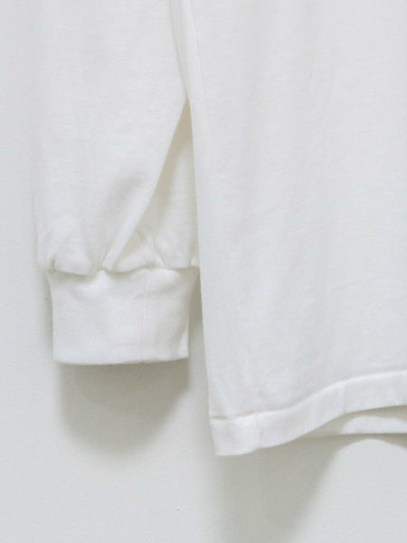 【新品】AURALEE for IENA 別注 LUSTER リブ Tシャツ　白 Luster Plaiting L/S Tee - White