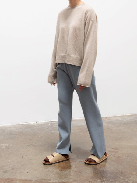 パンツ AURALEE WOOL POLYESTER RIB KNIT PANTS Namu Shop - Auralee Wool Recycled Poly High Gauge Rib Knit
